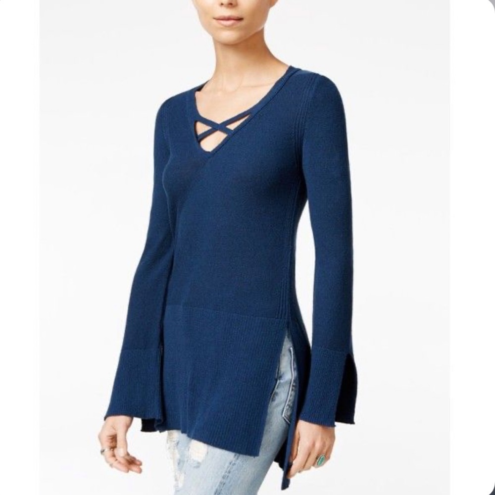 Free People Criss Cross Sweater